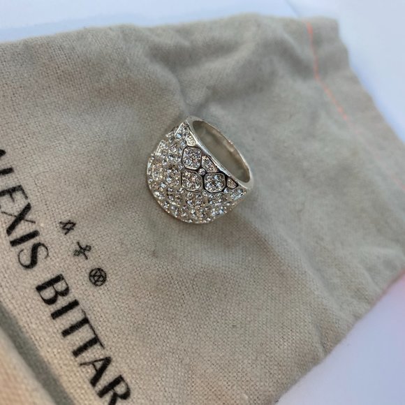 Alexis Bittar Silver Encrusted Ring - Picture 2 of 4